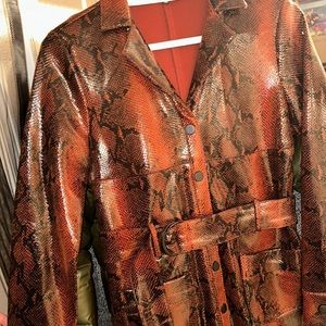 Fashion Nova Small Snakeskin Dress